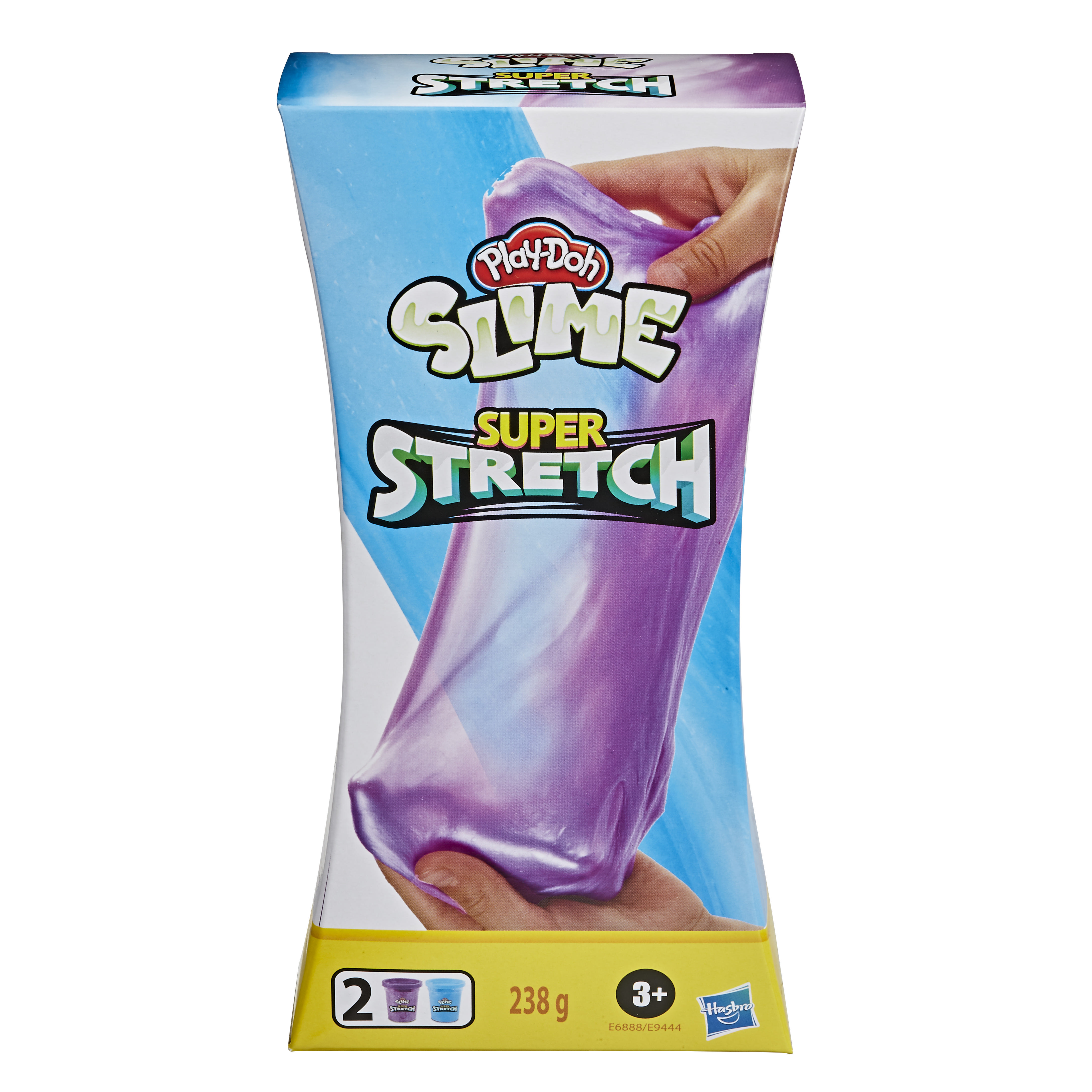 PLAY-DOH Super Stretch Schleim 2er-Pack Sortiment Knete, Farbauswahl nicht möglich