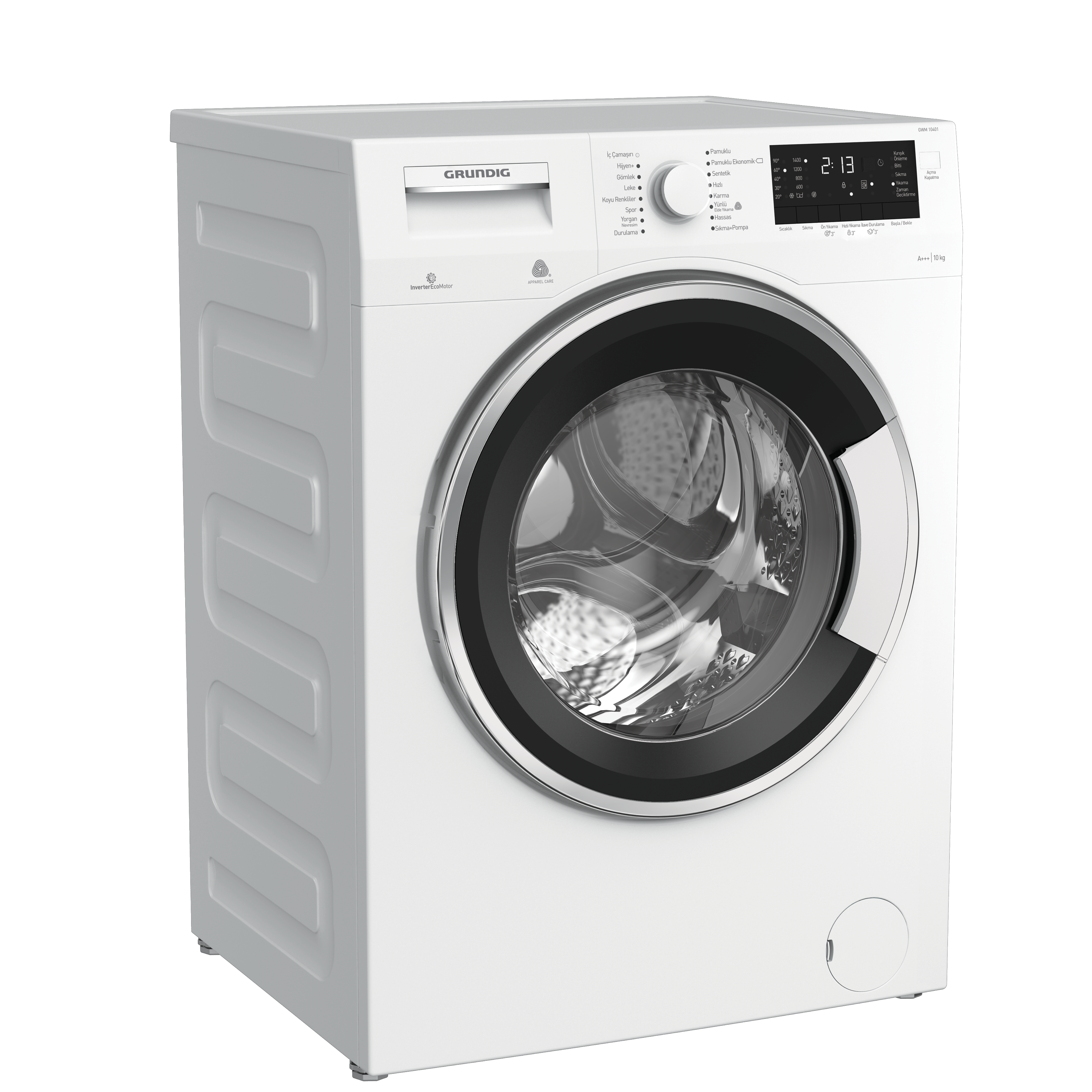 GRUNDIG GWM 10401 A+++ Enerji Sınıfı 10kg 1400 Devir Çamaşır Makinesi Beyaz