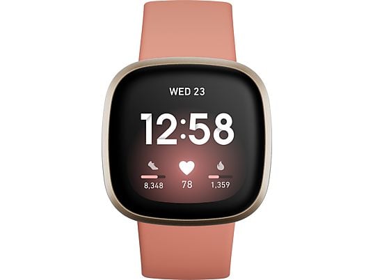 FITBIT Versa 3 Kleiroze/Zachtgoud