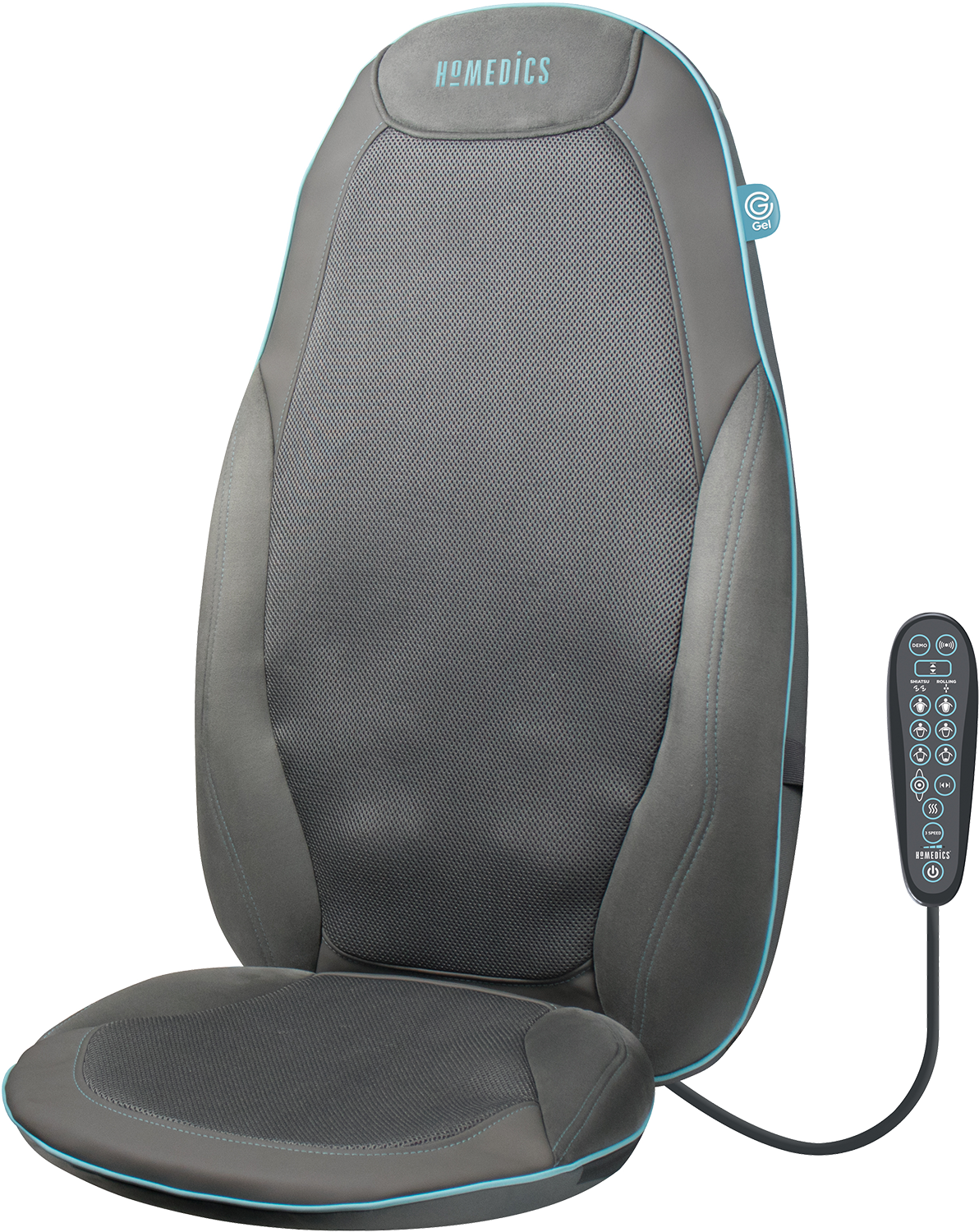 HOMEDICS Gel Shiatsu Back Massager