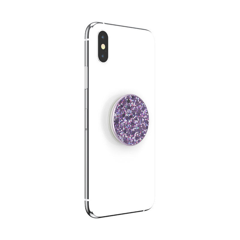 POPSOCKETS PopGrip Premium Sparkle Lavender Handyhalterung, Mehrfarbig