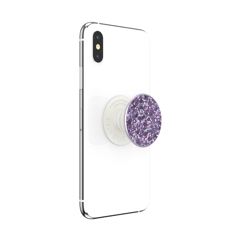 POPSOCKETS PopGrip Premium Sparkle Lavender Handyhalterung, Mehrfarbig