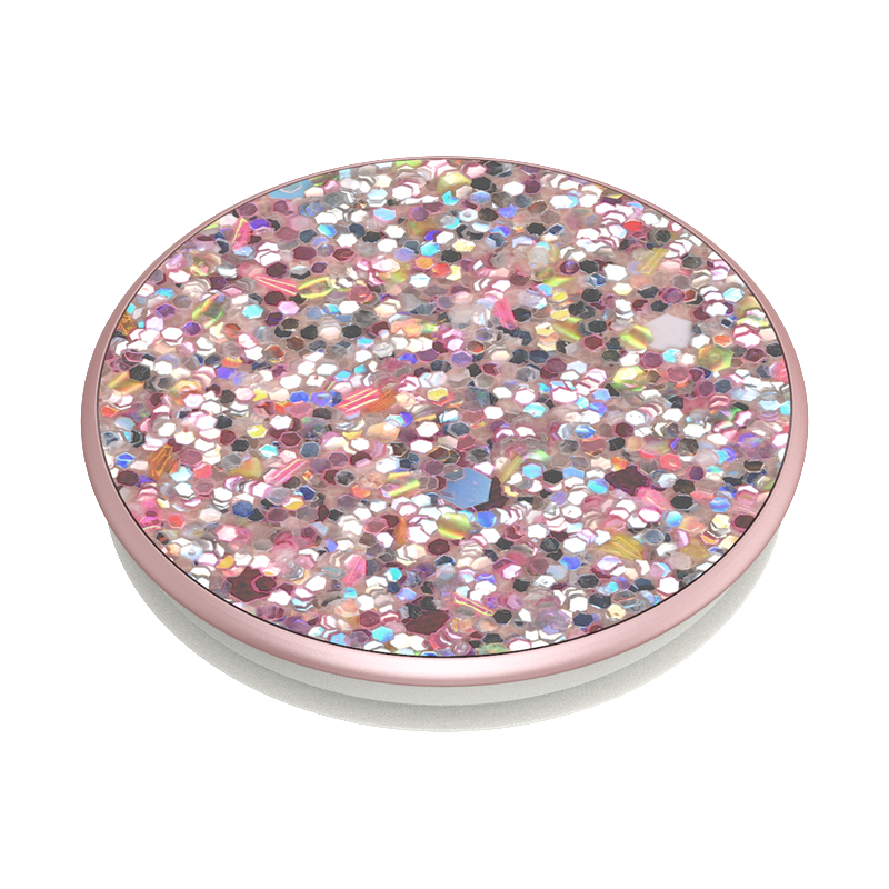 POPSOCKETS PopGrip Premium Sparkle Rosebud Handyhalterung, Mehrfarbig