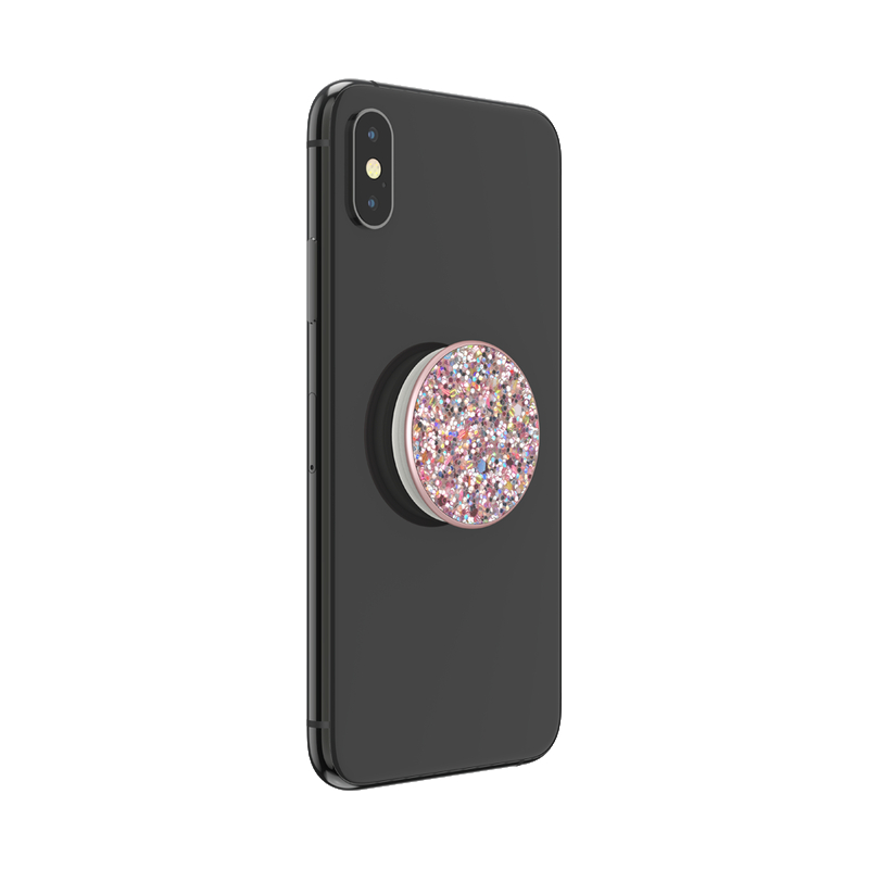 POPSOCKETS PopGrip Premium Sparkle Rosebud Handyhalterung, Mehrfarbig