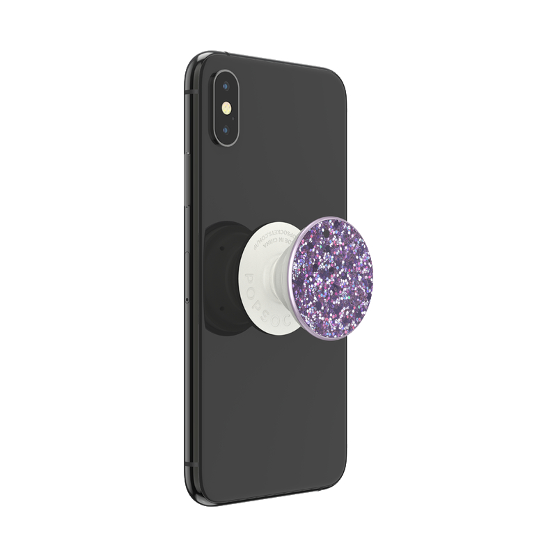 POPSOCKETS PopGrip Premium Sparkle Lavender Handyhalterung, Mehrfarbig