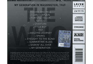 The Who - My Generation In Washington 1969-Legendary Radio Broadcast  - (CD)