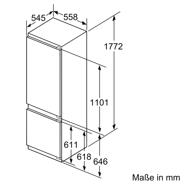 SIEMENS KI87SADE0 iQ500 Kühlgefrierkombination (E, 276 l, 1772 mm hoch, k.A.)