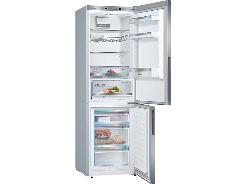 BOSCH KGE36AICA Kühlgefrierkombination freistehend 302l inox
