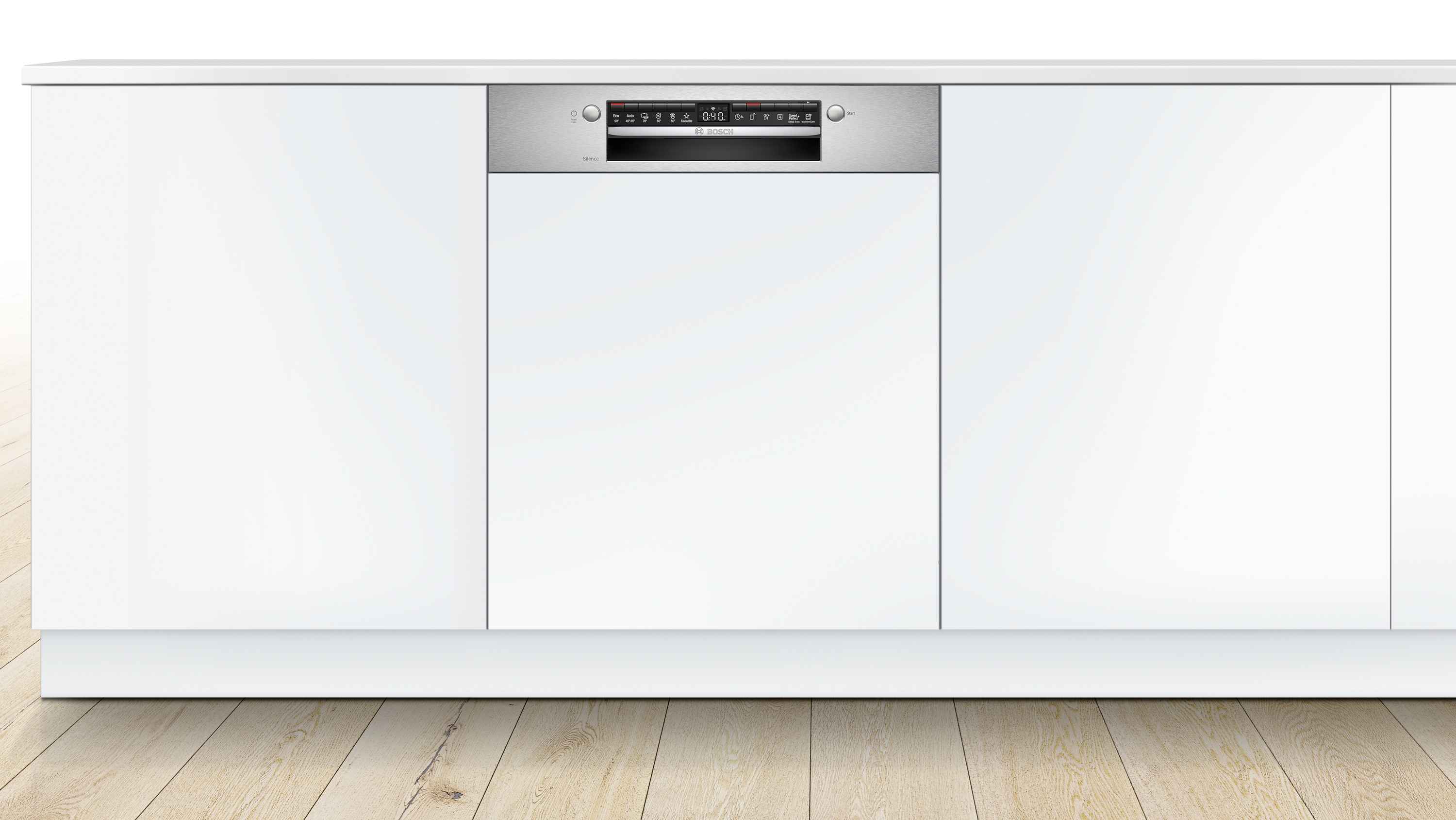 BOSCH SMI4HVS31E Serie 4 Geschirrspüler (teilintegrierbar, 598 mm breit, 46 dB (A), E)
