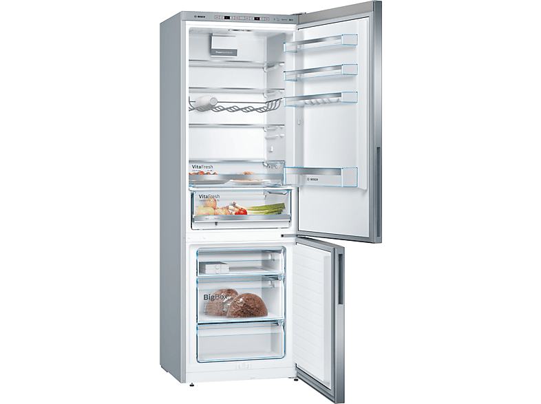 BOSCH KGE49AICA Kühlgefrierkombination (C, 419 l, 2010 mm hoch, inox-antifingerprint)