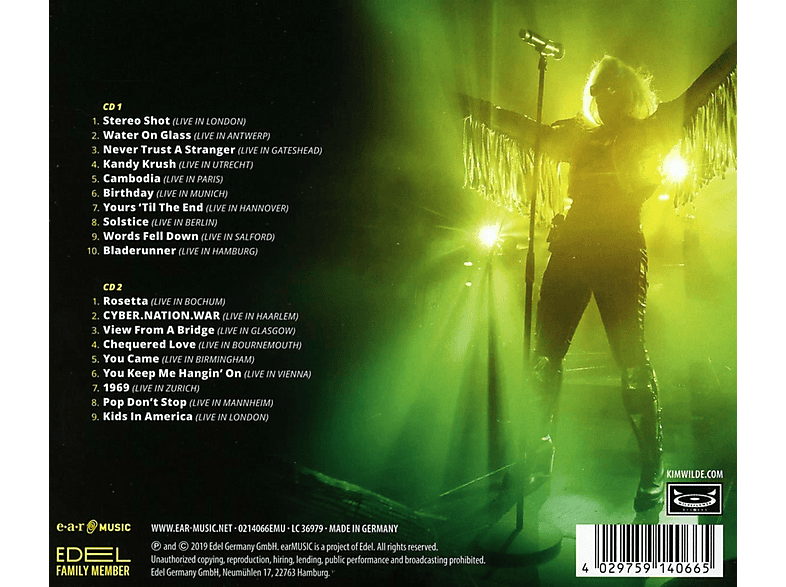 Thumbnail - Kim Wilde - Aliens-Live (CD)