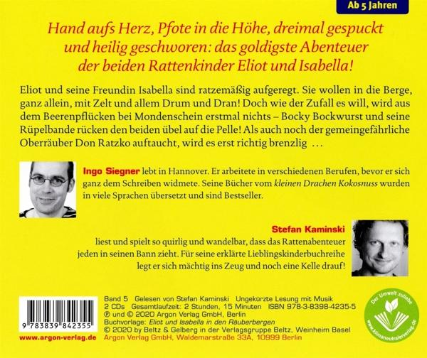 Eliot - Räuberbergen (CD) Stefan Den Kaminski In Isabella Und -