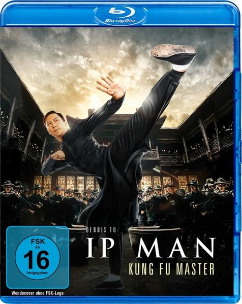 Eine Blu-ray-Disc-Hülle mit einem Mann in schwarzer Kampfsportkleidung.