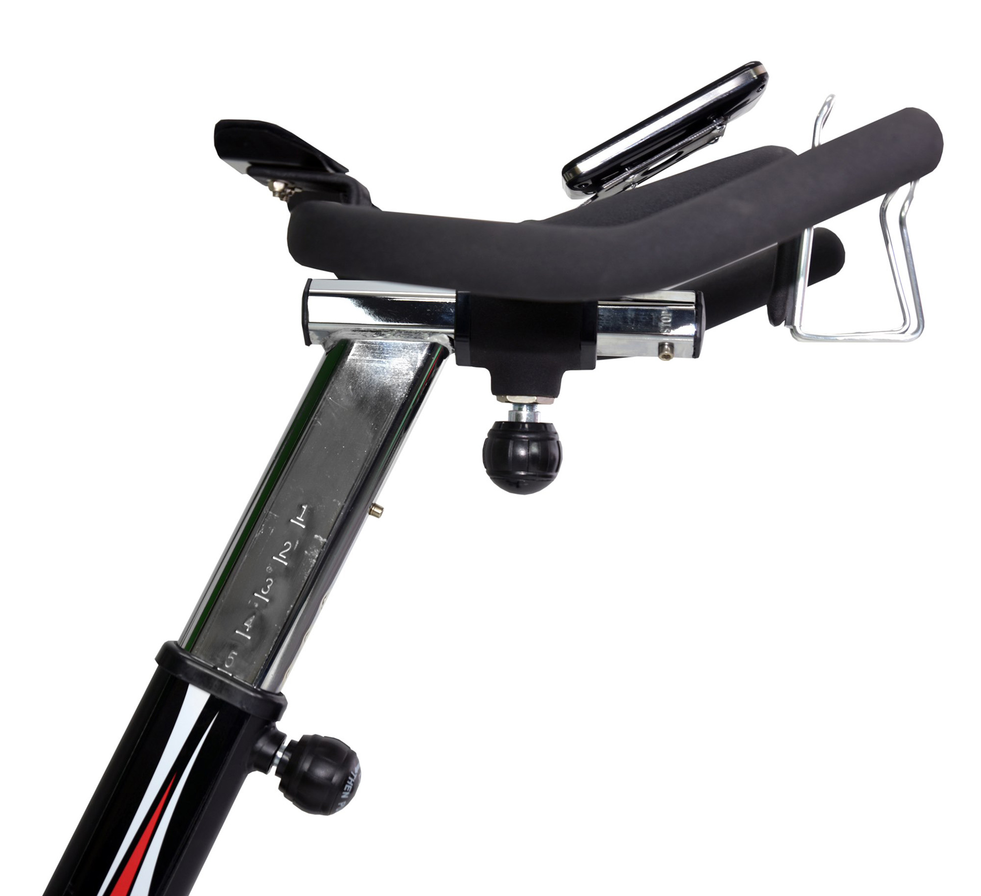 CHRISTOPEIT 30-1910 Racer Bike XL 2000 Heimtrainer, Schwarz/Silber