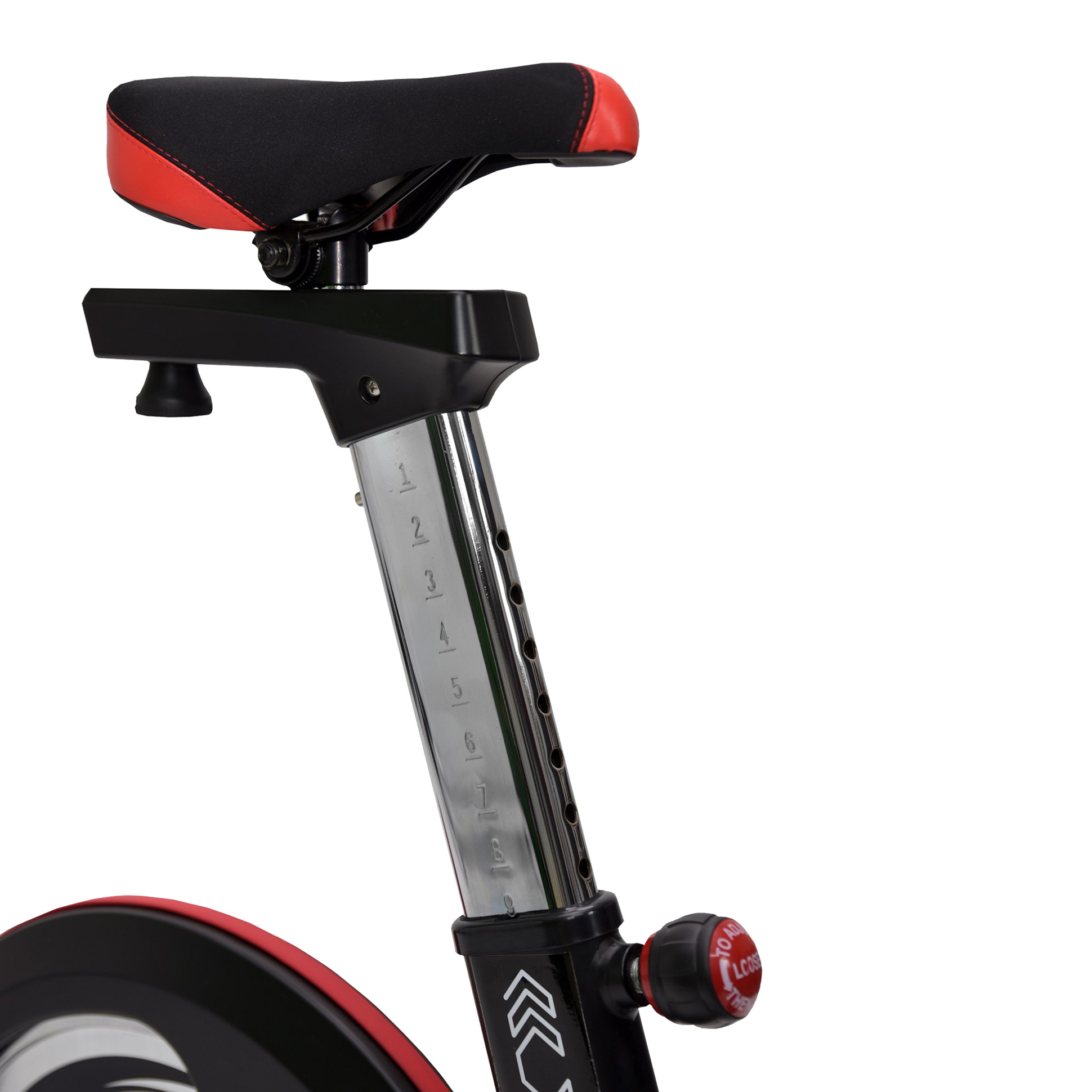 CHRISTOPEIT 30-1910 Racer Bike XL 2000 Heimtrainer, Schwarz/Silber