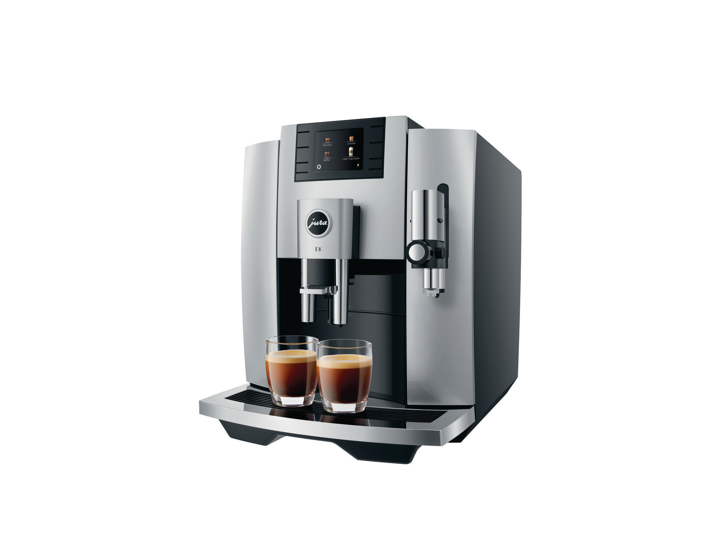 JURA E8 (EB) Kaffeevollautomat Moonlight Silver