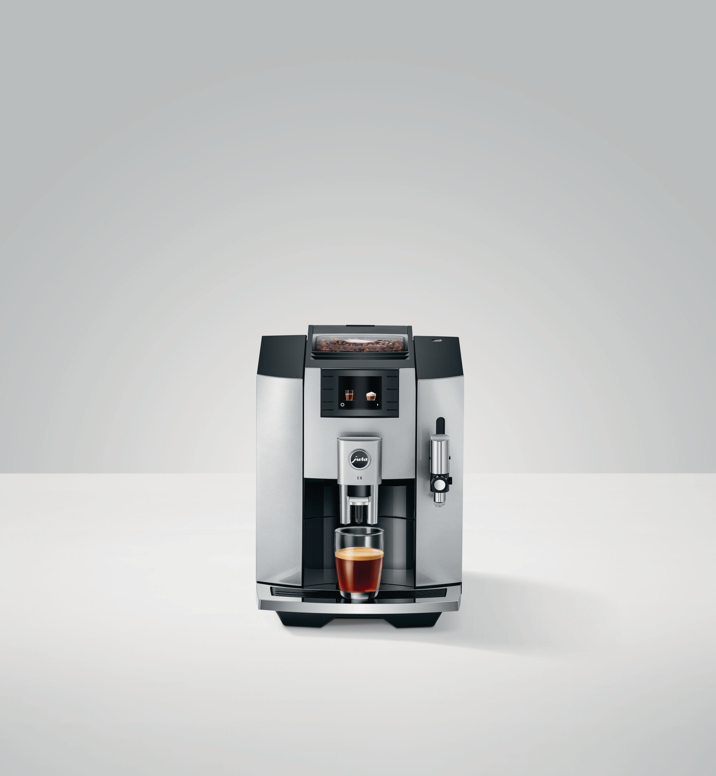 JURA E8 (EB) Kaffeevollautomat Moonlight Silver