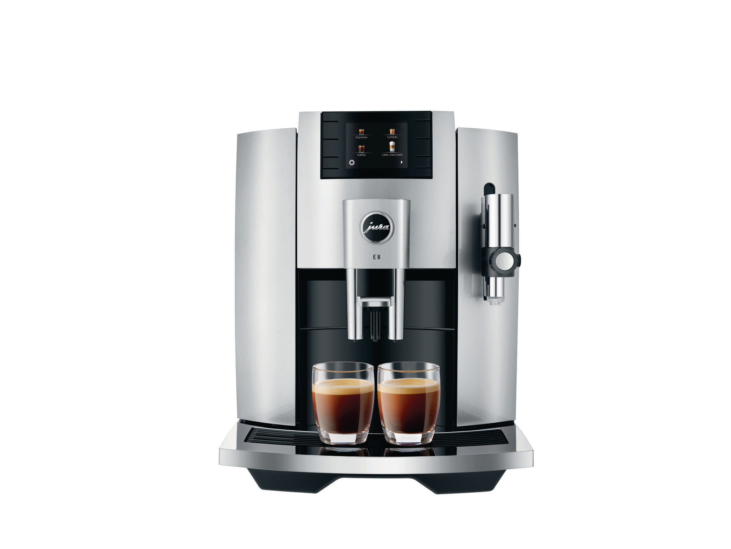 JURA E8 (EB) Kaffeevollautomat Moonlight Silver