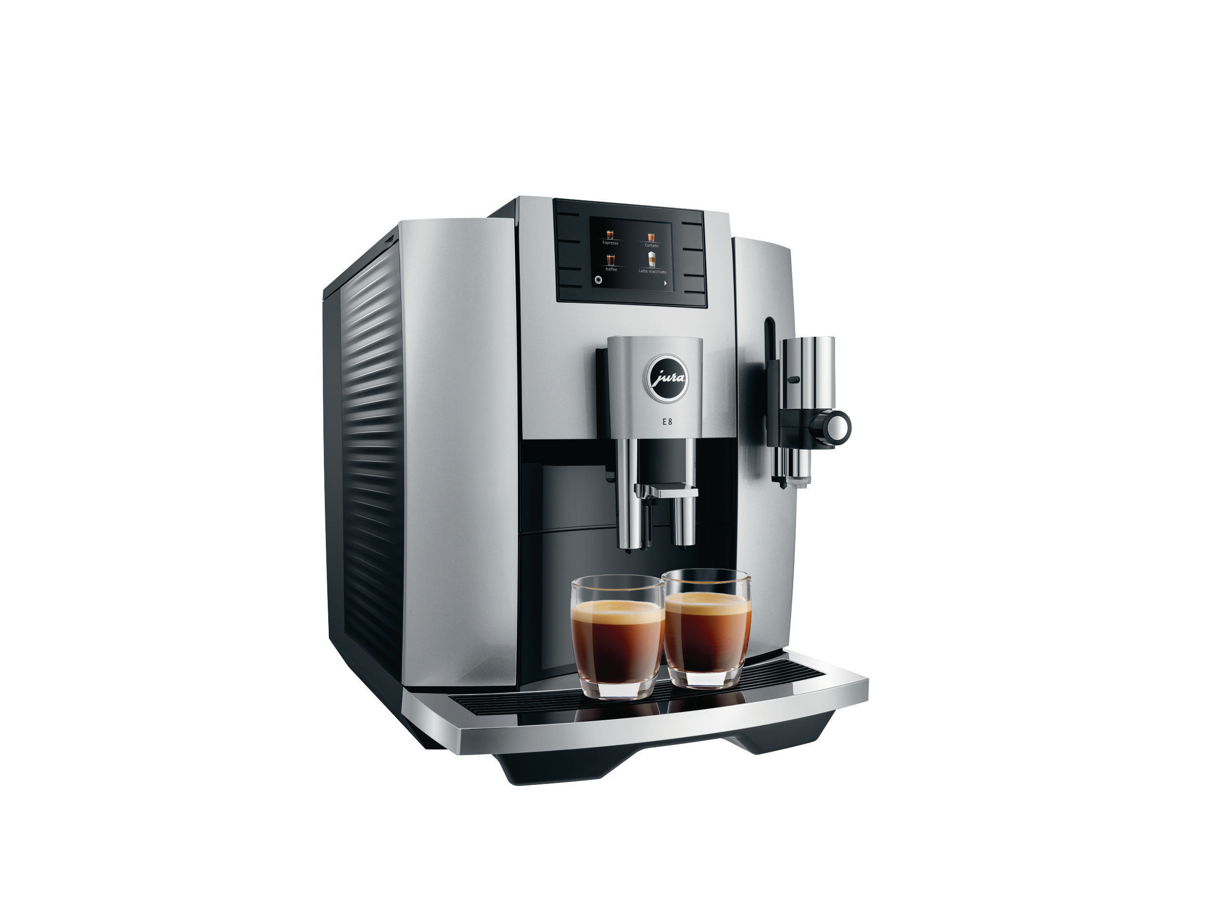 JURA E8 (EB) Kaffeevollautomat Moonlight Silver