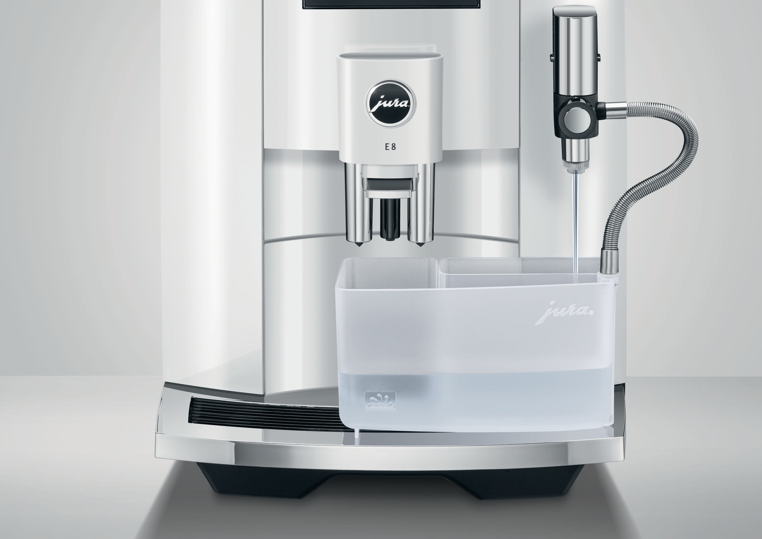 JURA E8 (EB) Kaffeevollautomat Piano White