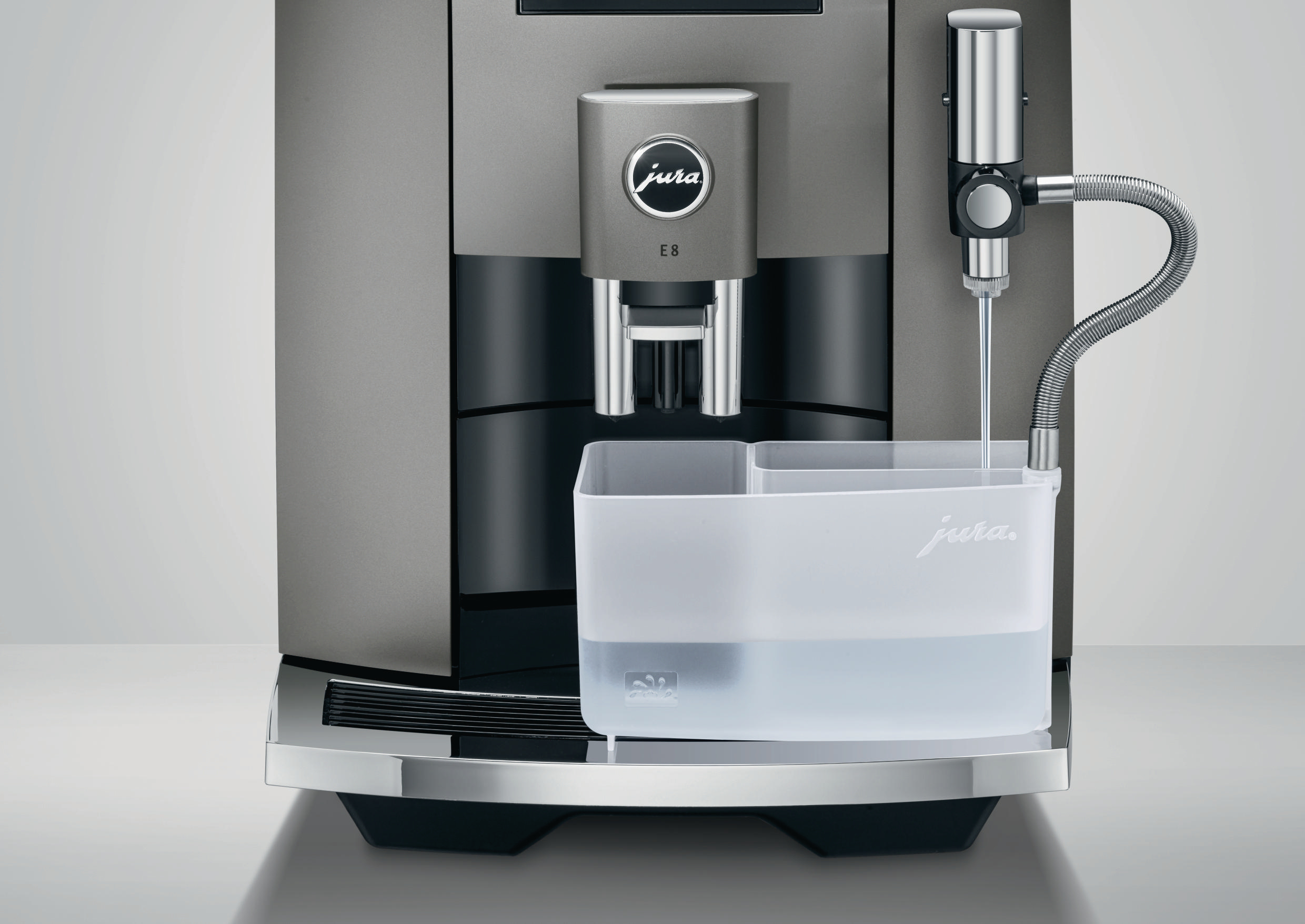 JURA E8 (EB) Kaffeevollautomat Dark Inox