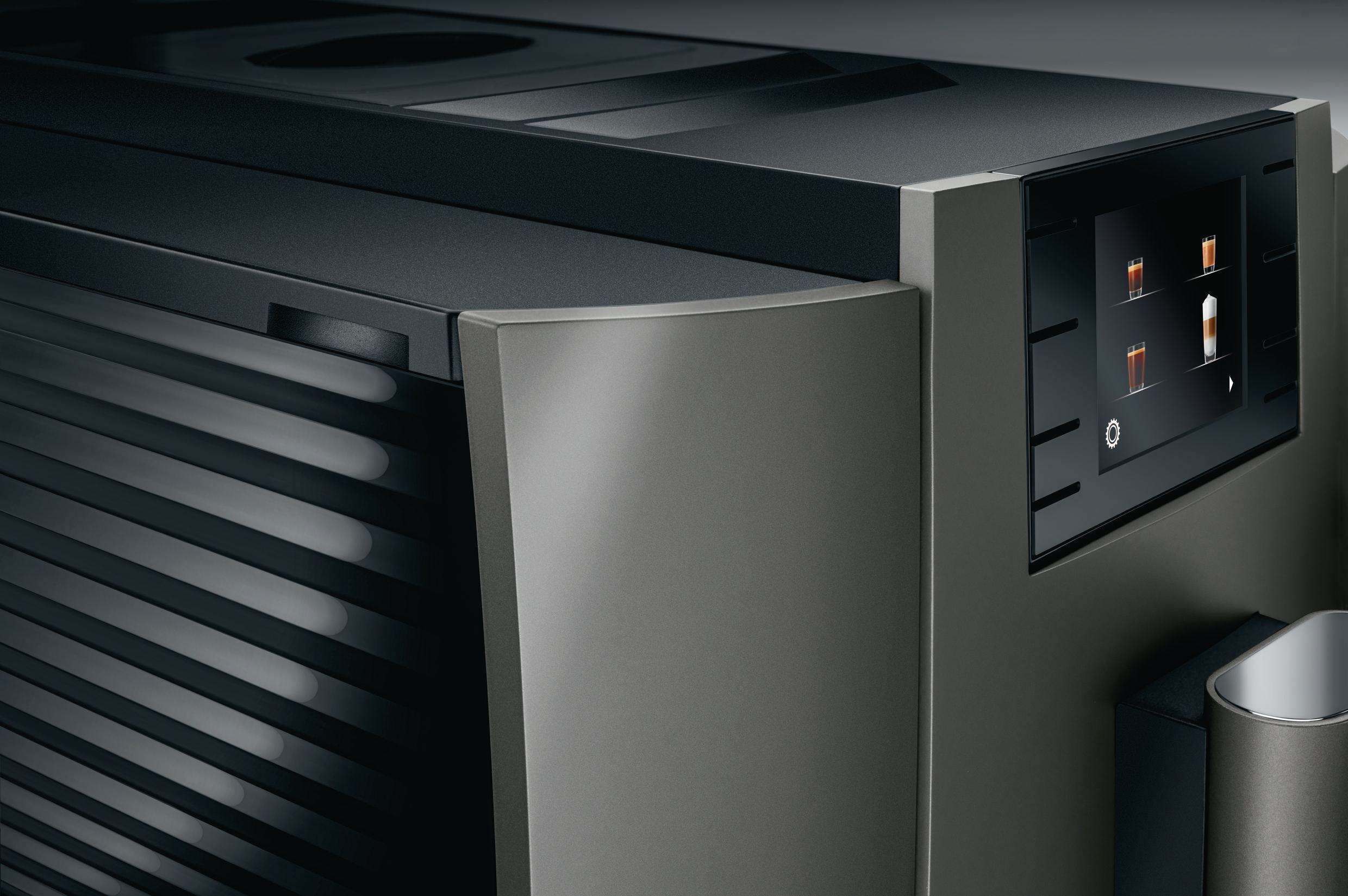 JURA E8 (EB) Kaffeevollautomat Dark Inox