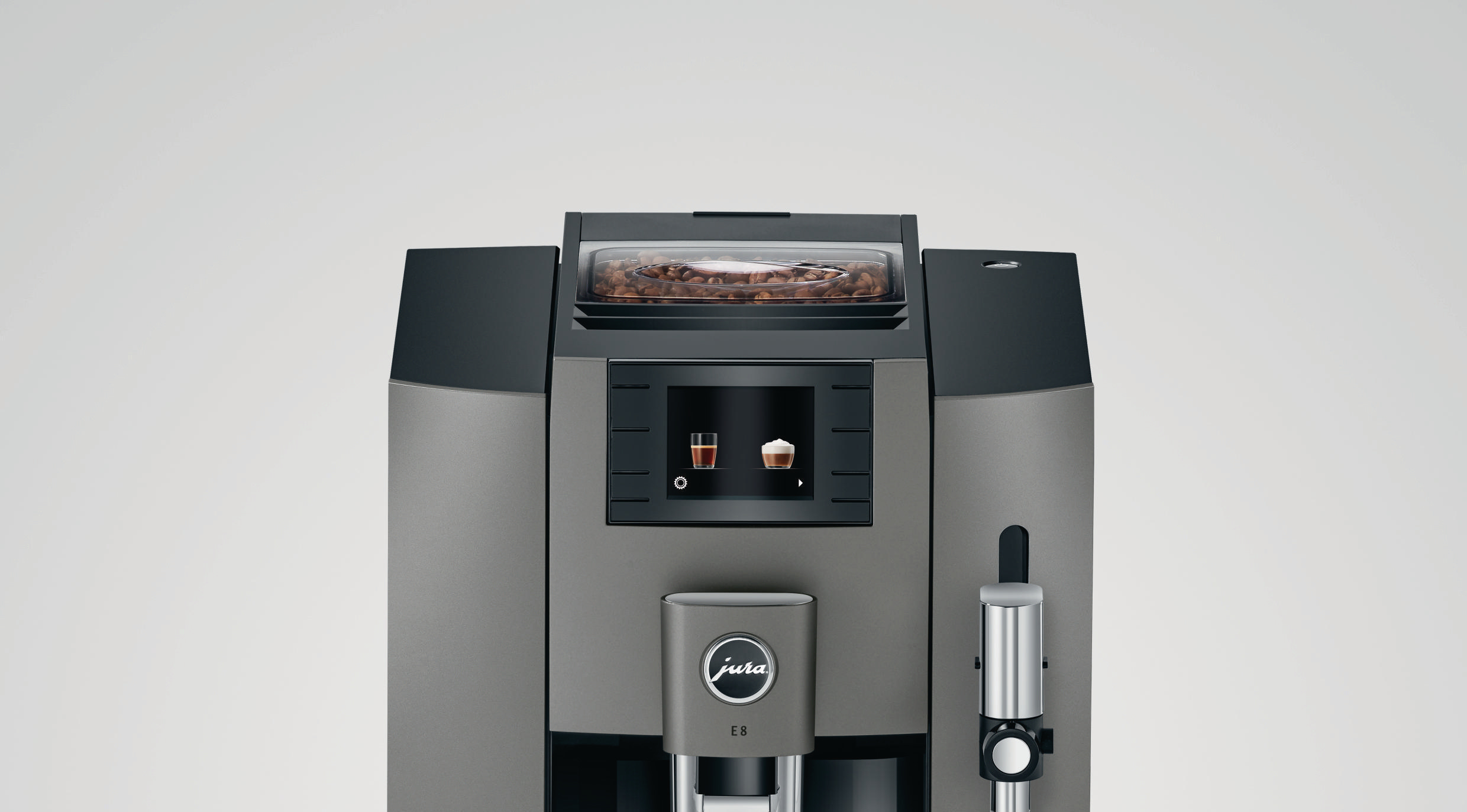JURA E8 (EB) Kaffeevollautomat Dark Inox