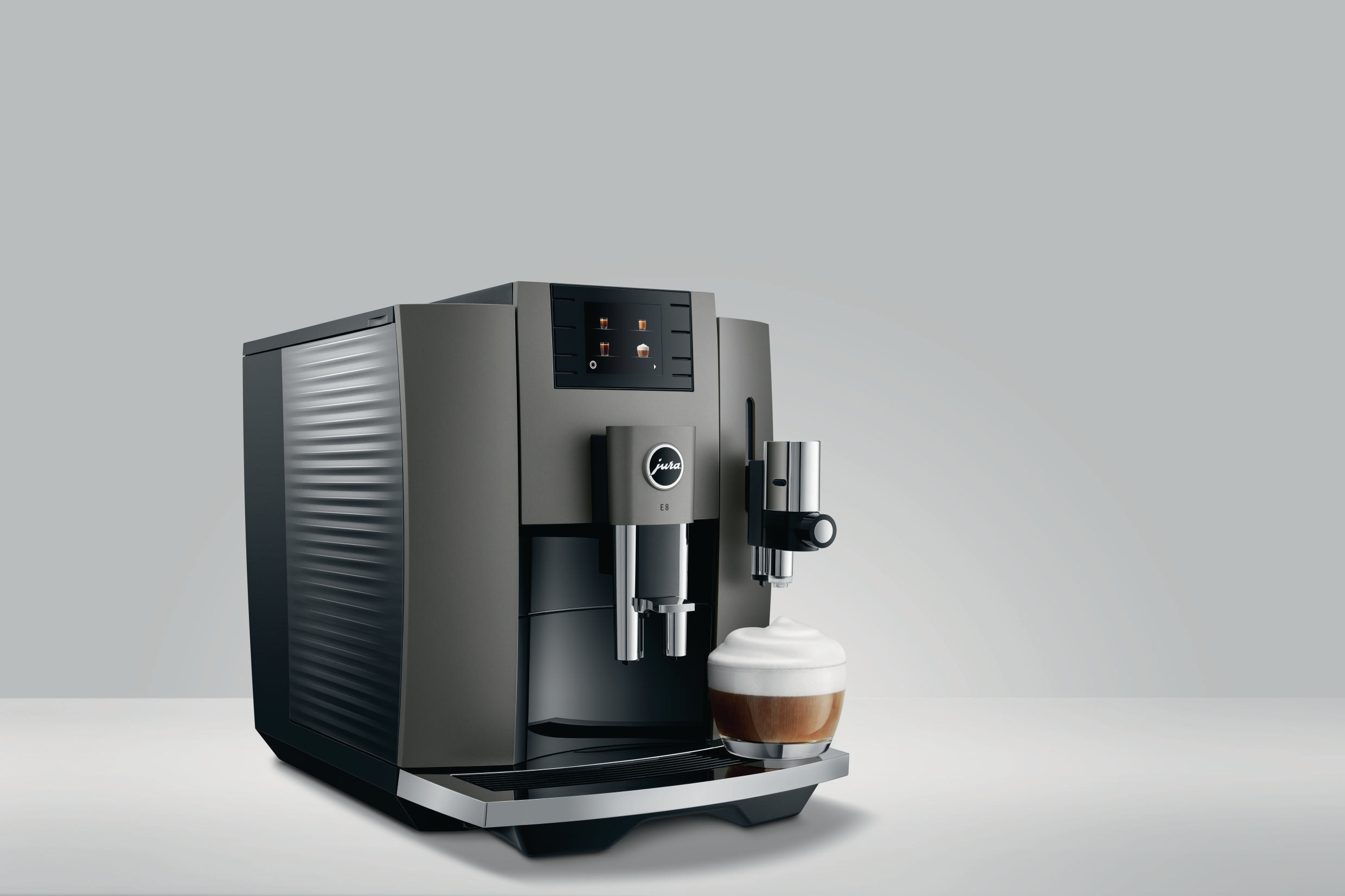 JURA E8 (EB) Kaffeevollautomat Dark Inox