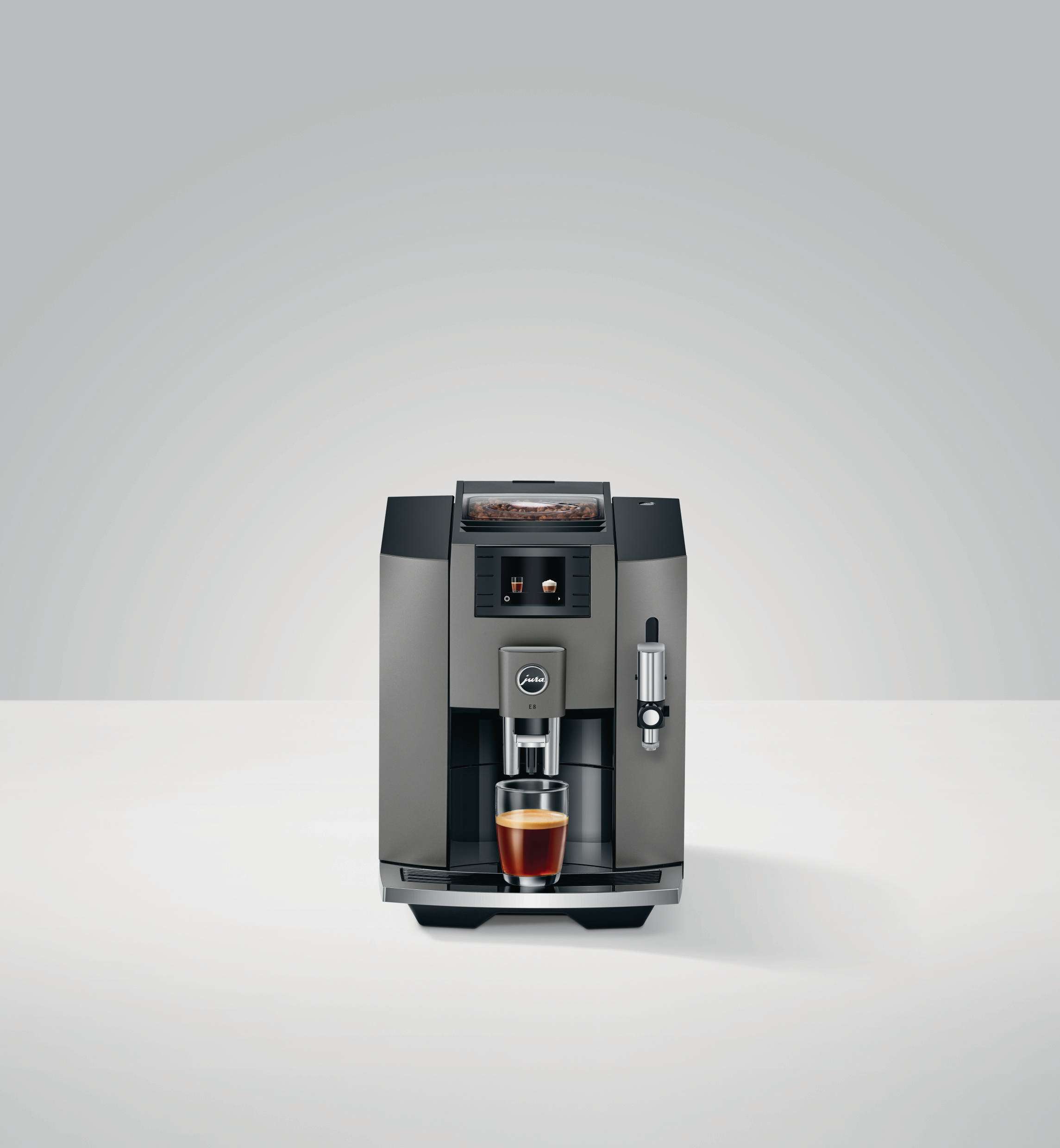 JURA E8 (EB) Kaffeevollautomat Dark Inox
