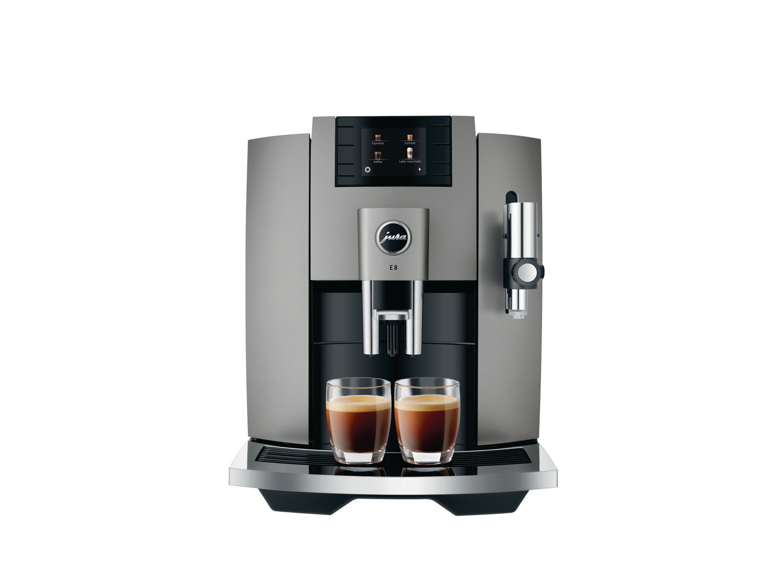 JURA E8 (EB) Kaffeevollautomat Dark Inox