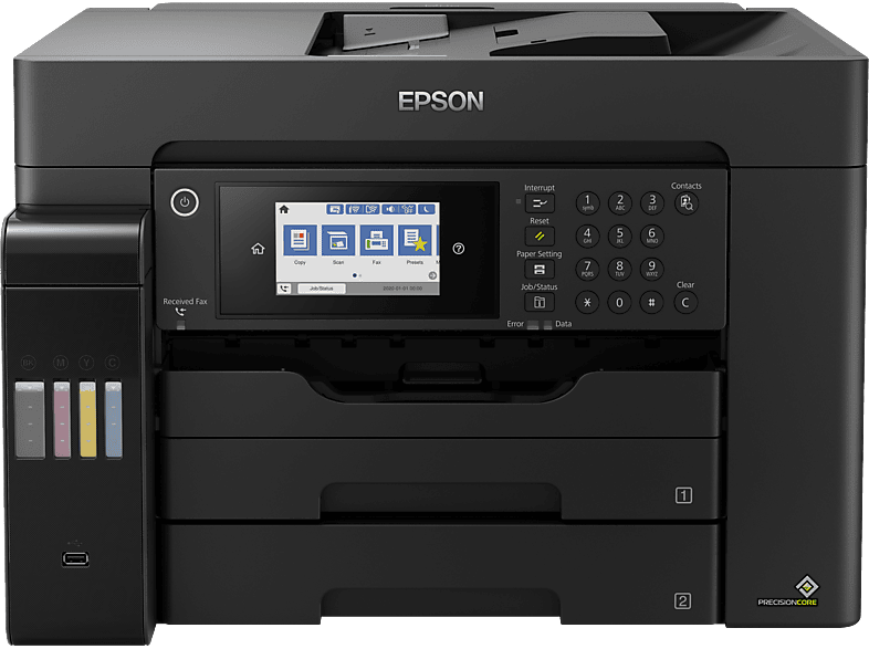 EPSON EcoTank L15160 A3 Yazıcı+Tarayıcı+Fotokopi+Faks+Wi-Fi Direct+LCD+Dublex Çok Fonksiyonlu Yazıcı Siyah_1