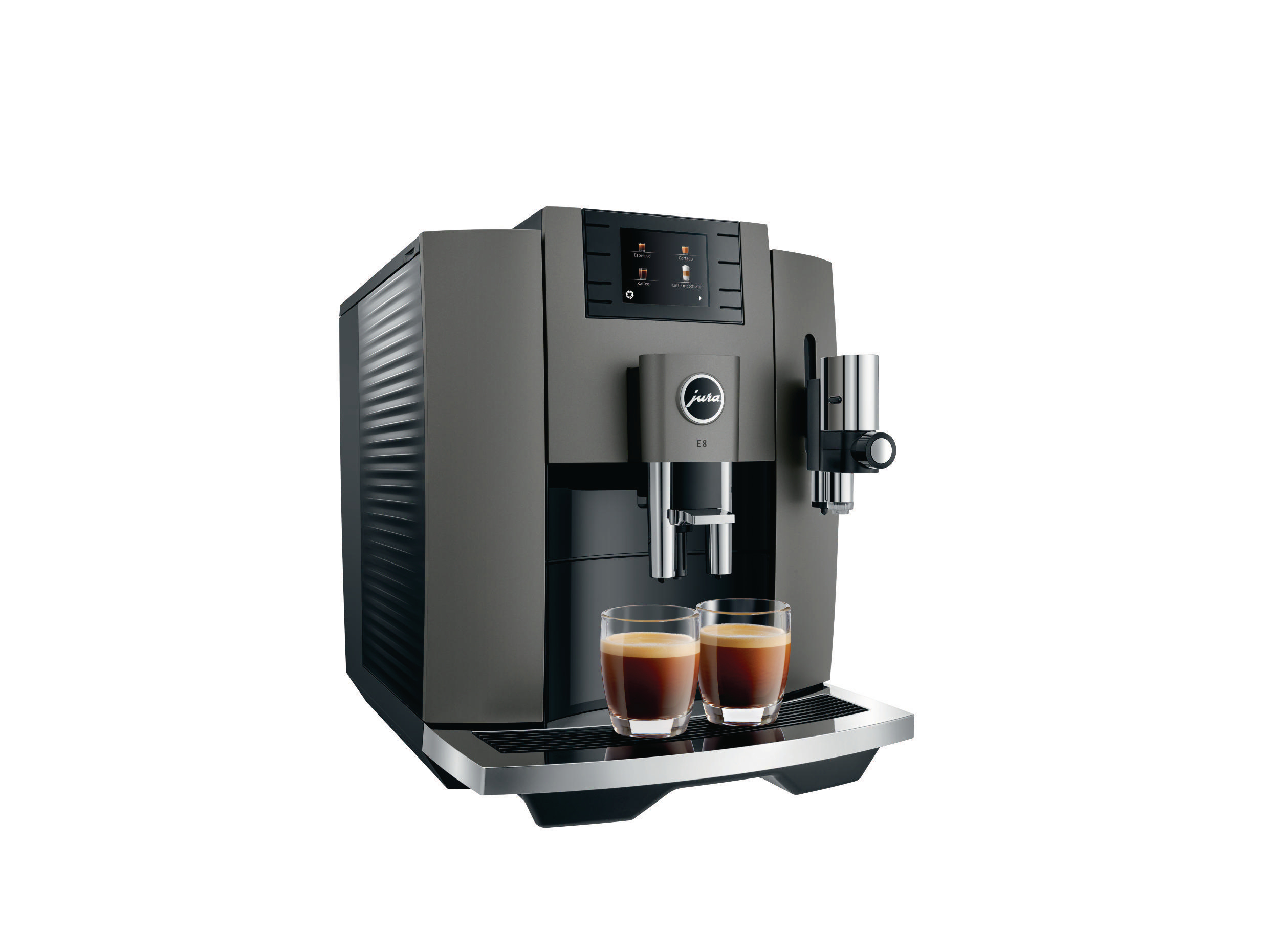 JURA E8 (EB) Kaffeevollautomat Dark Inox