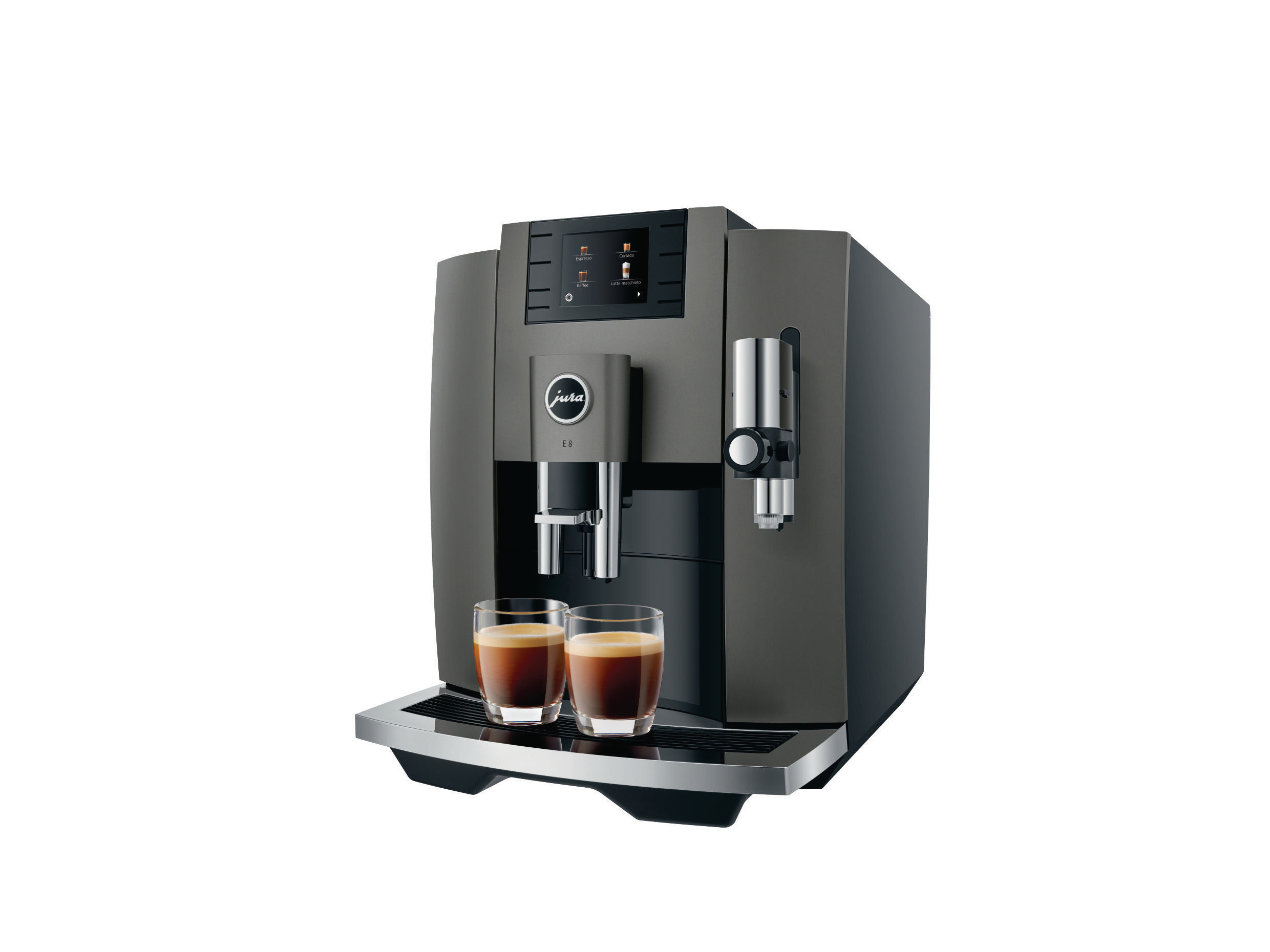 JURA E8 (EB) Kaffeevollautomat Dark Inox