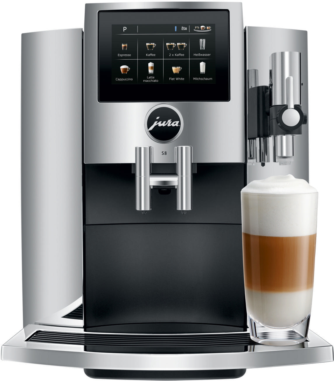 JURA S8 (EA) Kaffeevollautomat Chrom