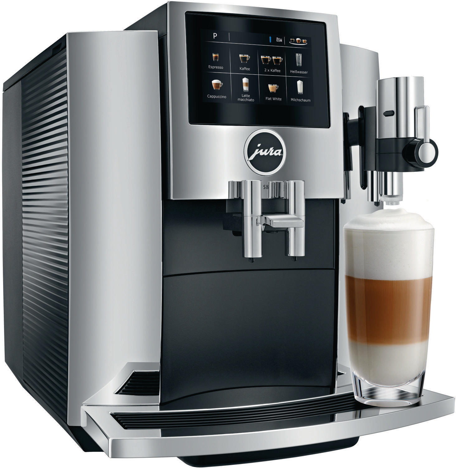 JURA S8 (EA) Kaffeevollautomat Chrom