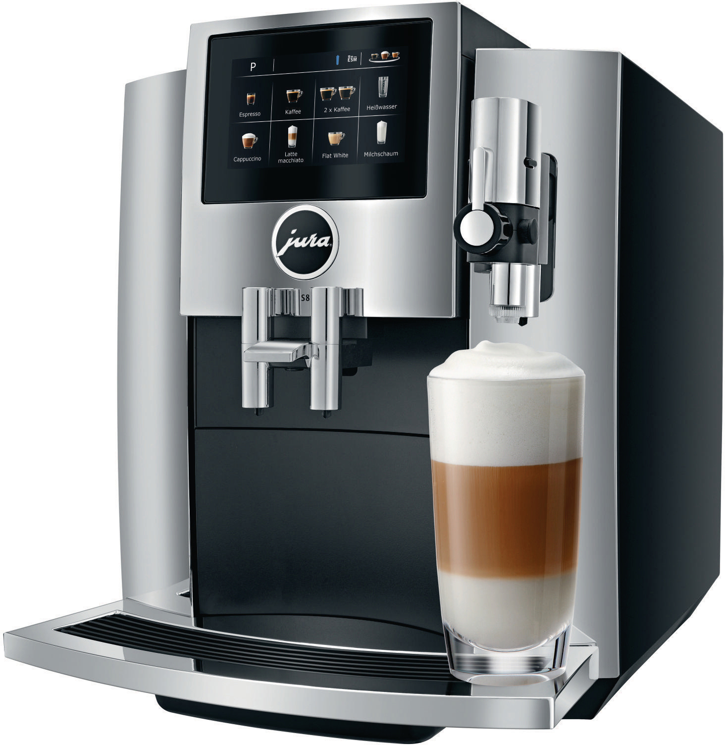 JURA S8 (EA) Kaffeevollautomat Chrom