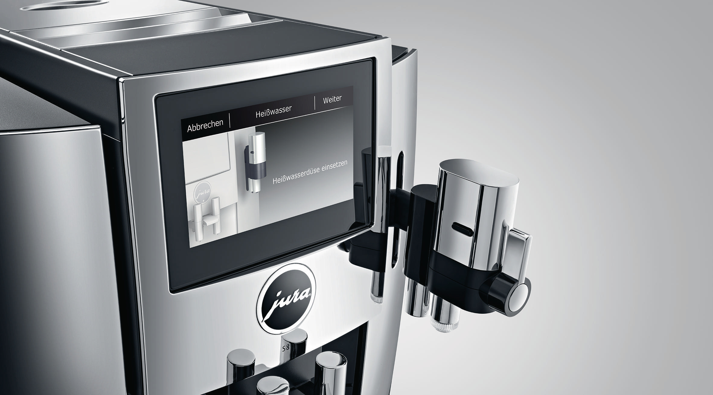 JURA S8 (EA) Kaffeevollautomat Chrom