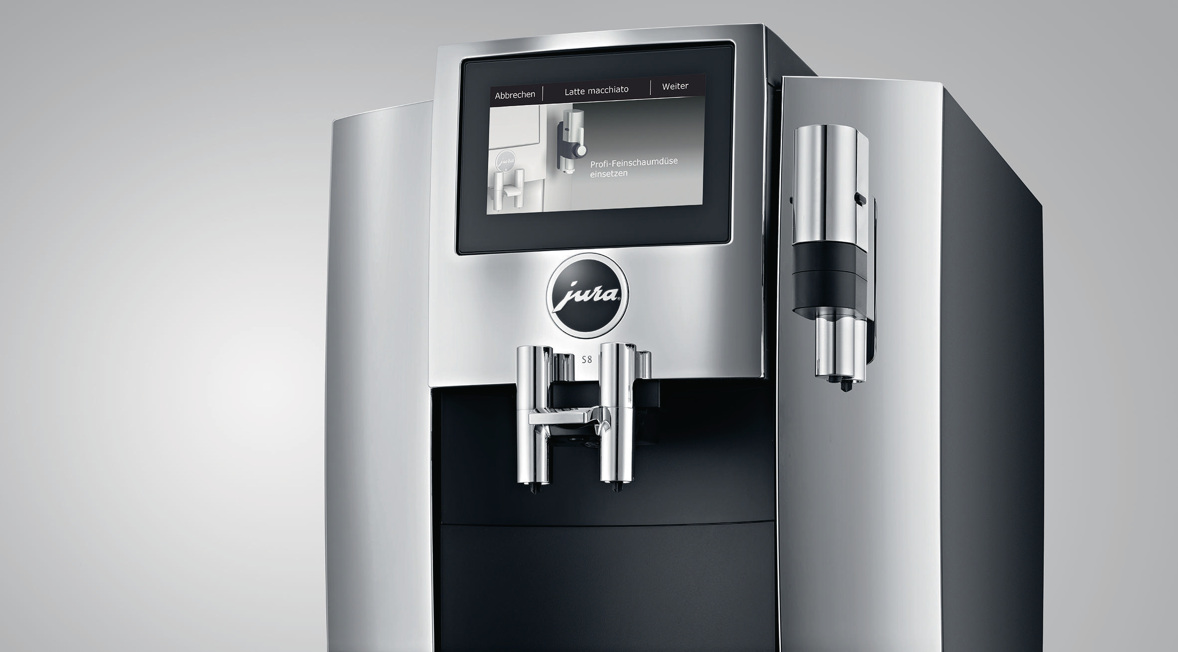 JURA S8 (EA) Kaffeevollautomat Chrom