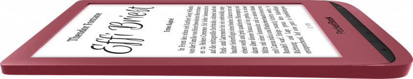POCKETBOOK eBook Reader Touch Lux 5, Rot (PB628-R-WW)