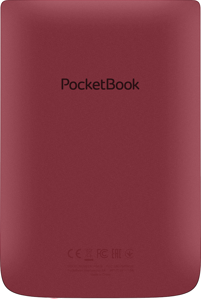 POCKETBOOK eBook Reader Touch Lux 5, Rot (PB628-R-WW)