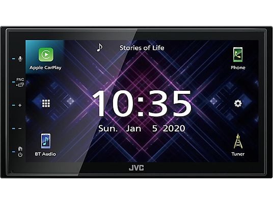 JVC Autoradio multimedia Bluetooth 6.8" (KWM560BT)