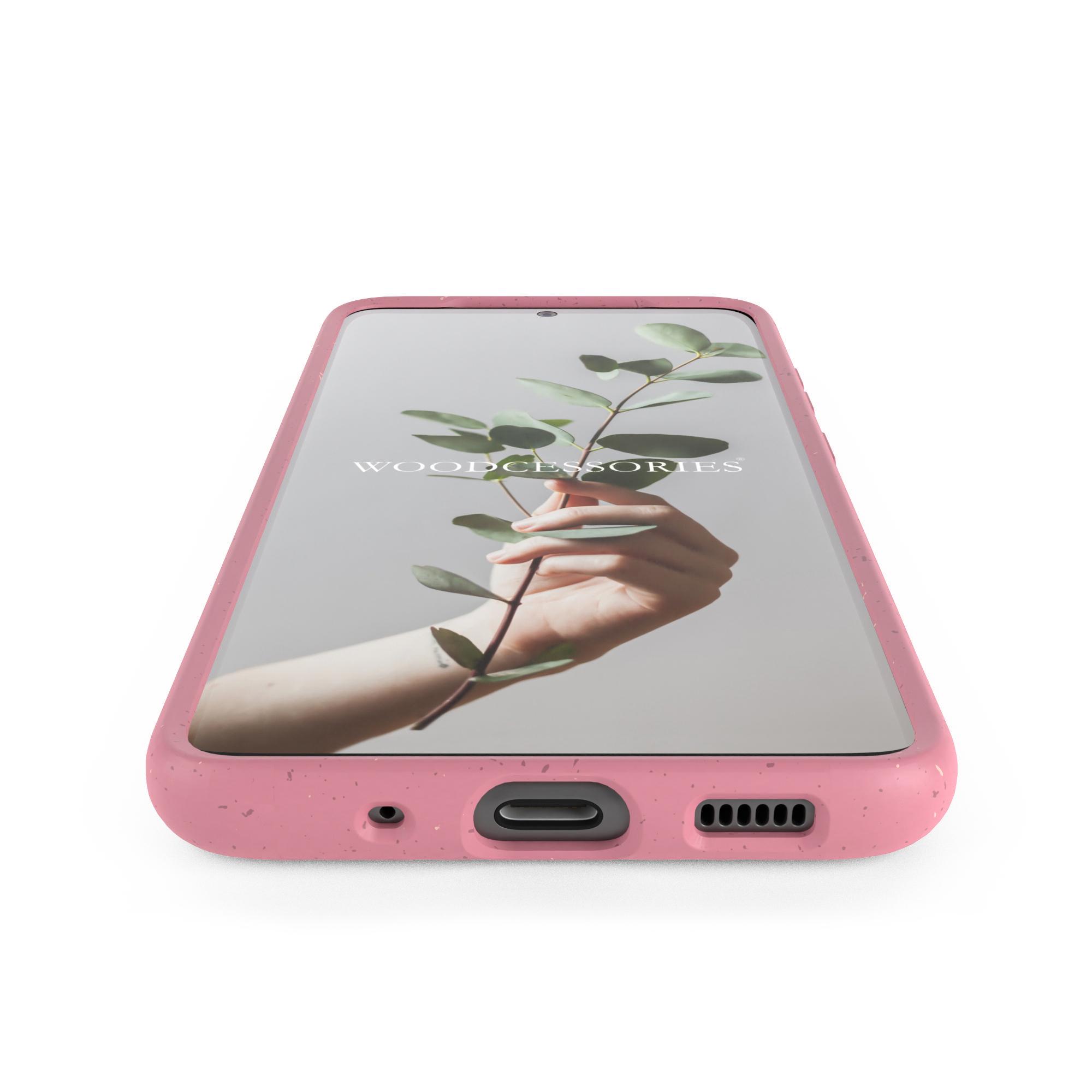 Samsung, S20+, Galaxy Backcover, Antimicrobial, Pink Bio Case WOODCESSORIES