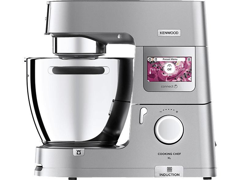 KENWOOD Cooking Chef XL KCL95.424SI (Rührschüsselkapazität: Watt) 1500 Kochfunktion Küchenmaschine l, Silber 6,7 mit