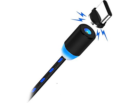 STEALTH SP-C20V - Câble de charge (Noir/Bleu)