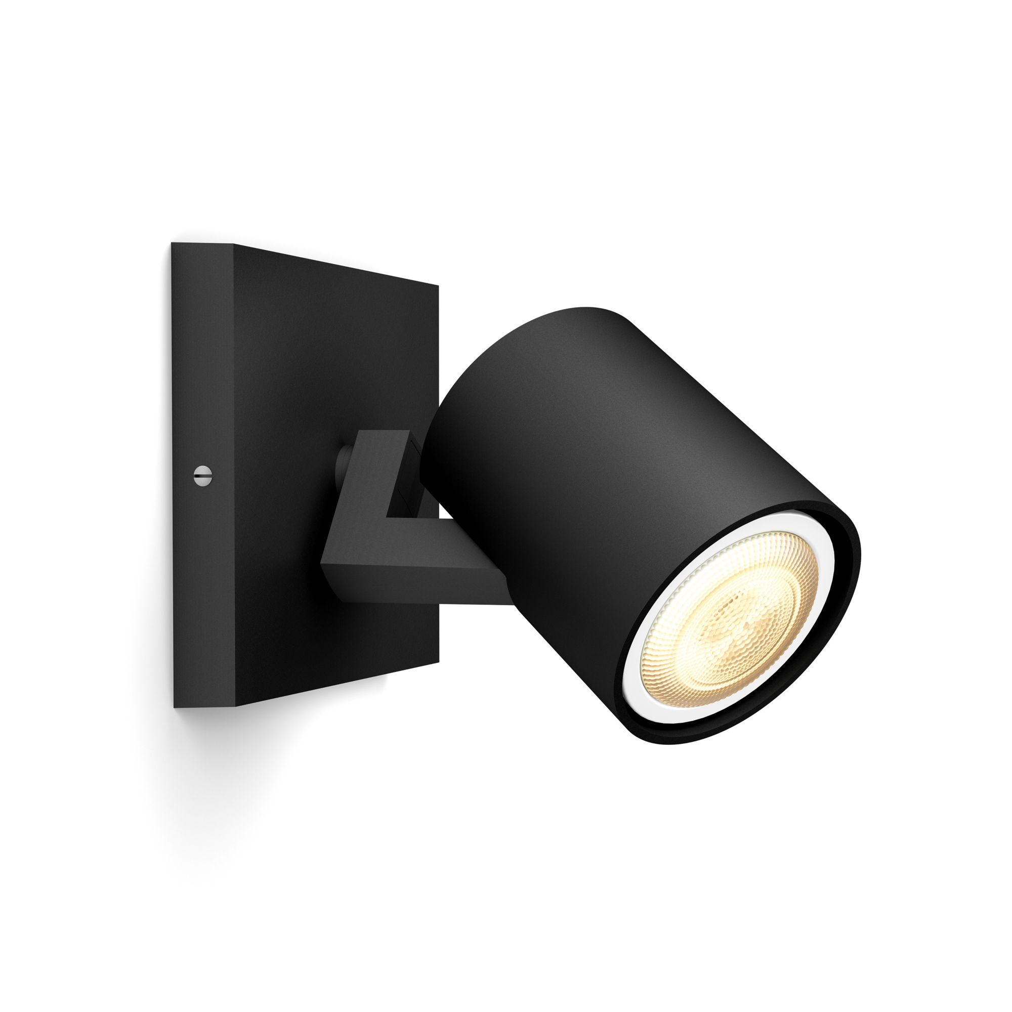Lámpara - Philips Hue Ambiance White Runner, 3 focos LED, Mando, Tono variable, Bluetooth, Negro
