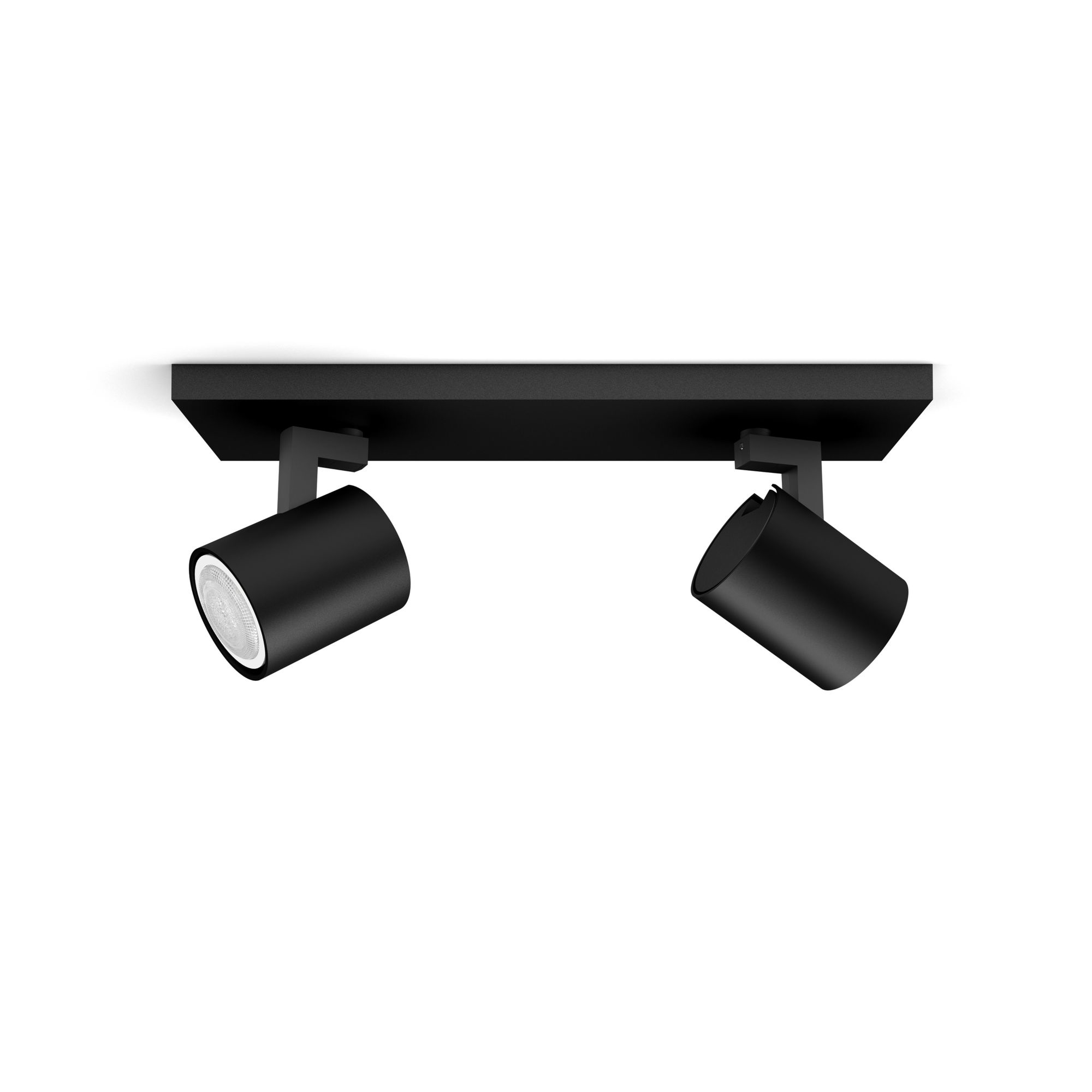 Lámpara Bluetooth - Philips Hue Runner, 2 Focos Inteligentes LED, Luz Blanca, Cálida a Fría, Blanco