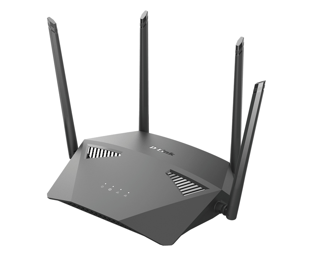 Router gaming - D-Link DIR-1950, AC1900, 1900 Mbit/s, Control Parental, Control por voz, MU-MIMO, Negro
