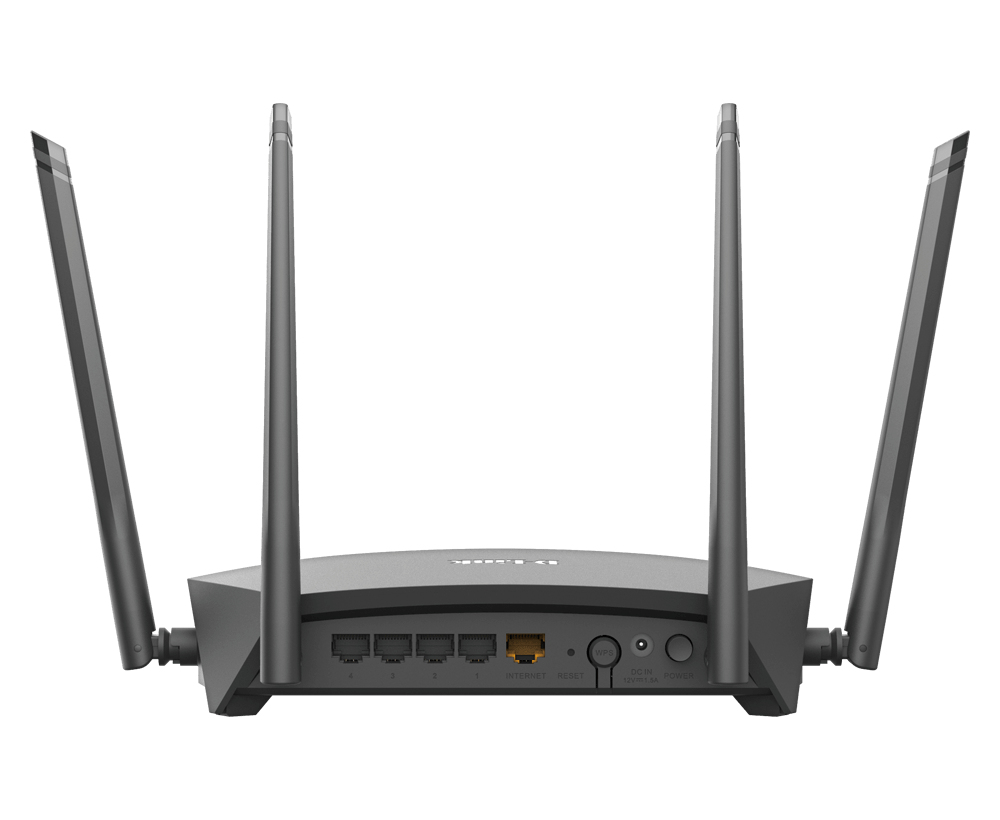 Router gaming - D-Link DIR-1950, AC1900, 1900 Mbit/s, Control Parental, Control por voz, MU-MIMO, Negro