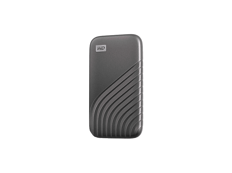 SANDISK 500GB WD My Passport SSD externe SSD USB-C USB 3.2 Gen 2 (Externes NVMe Solid-State bis zu 1050 MB/s, Sturzfest bis 2 Meter – -Grau); Festplatte — Foto 2 von 5