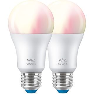 WIZ Lamp 2-pack Gekleurd en Wit Licht E27 60 W Mat